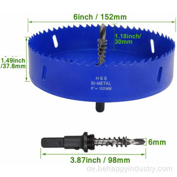 Lochsäge für Metall